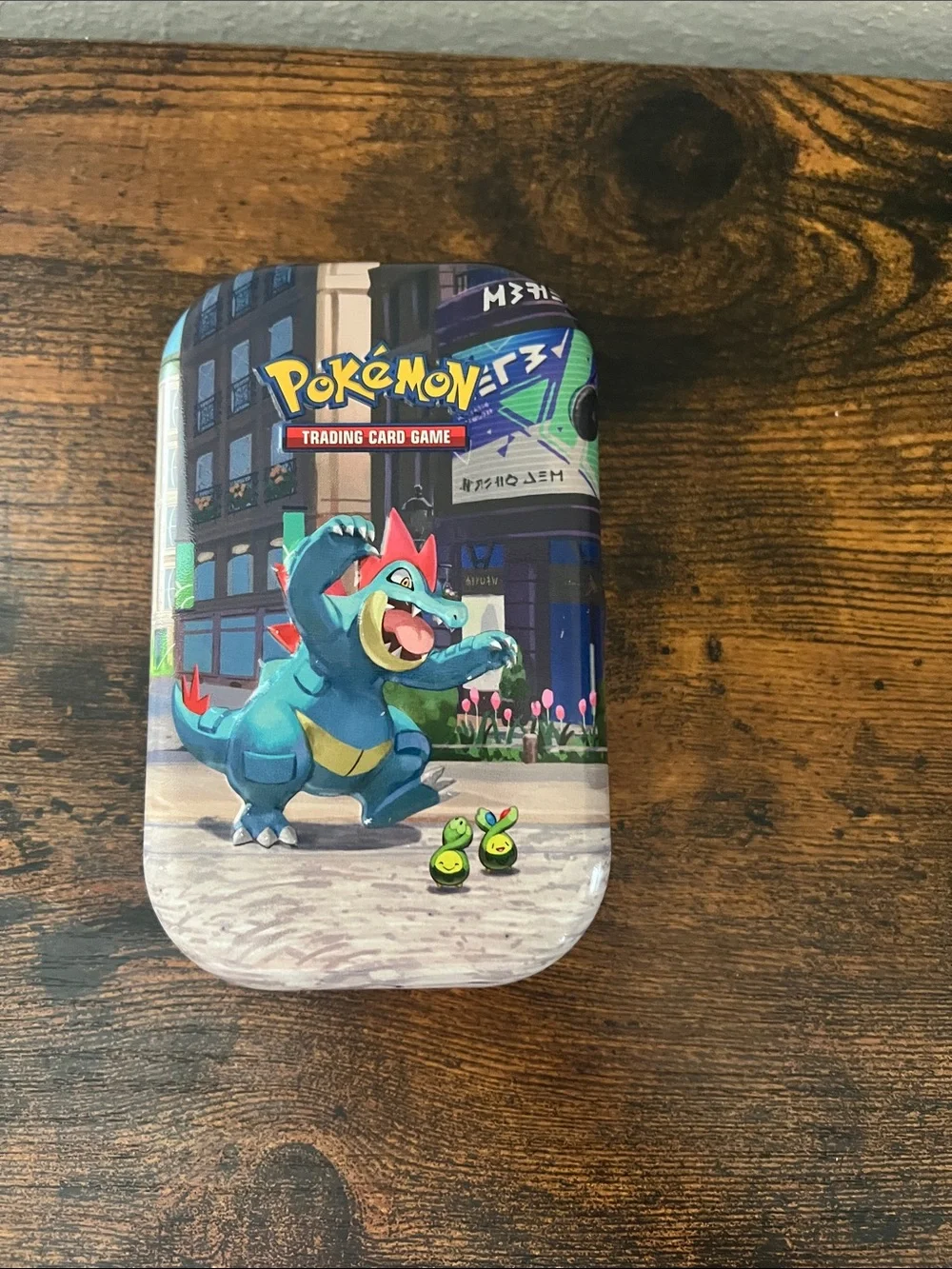 Pokemon Cards and Tin Collecting Trading Kids